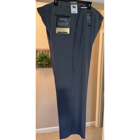 white christmas dresses Haggar Premium Comfort Dress Pants, Pleated Front in Dark Chocolate
